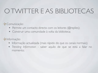 Ferramentas da Web 2.0 em Bibliotecas