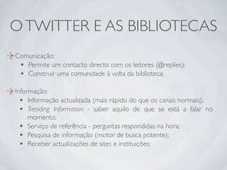 Ferramentas da Web 2.0 em Bibliotecas