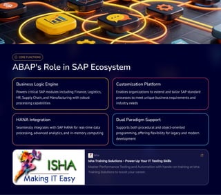 SAP ABAP: The Backbone of Enterprise Dev | PDF