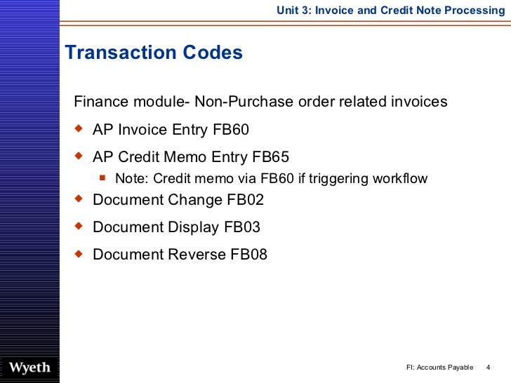 credit invoices