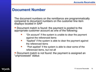 SAP Accounts Reveivable Financial Transaction | http://sapdocs.info
