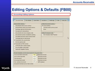 Editing Options & Defaults (FB00) 