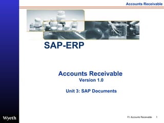 Accounts Receivable   Version 1.0 Unit 3: SAP Documents ,[object Object]