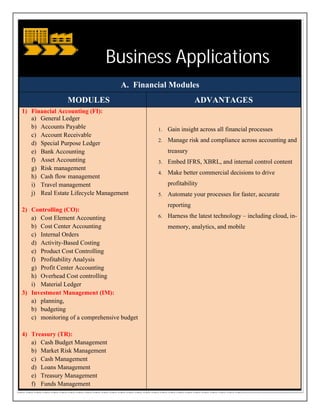 Sap product portfolio- begginers | PDF