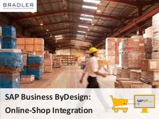 SAP Business ByDesign: 
Online-Shop Integration 
 