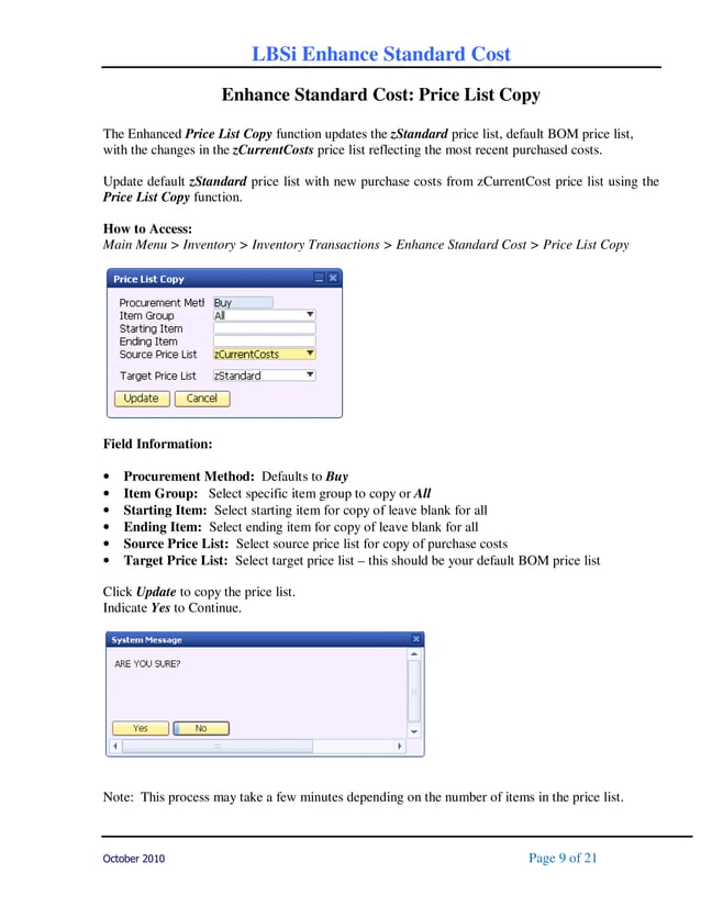 Sap businessonestandardcostrollupguide PDF
