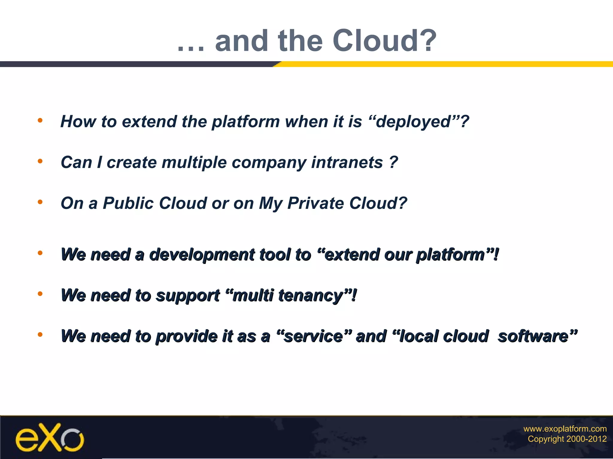SAP Cloud Inside : Develop and Run on the Cloud