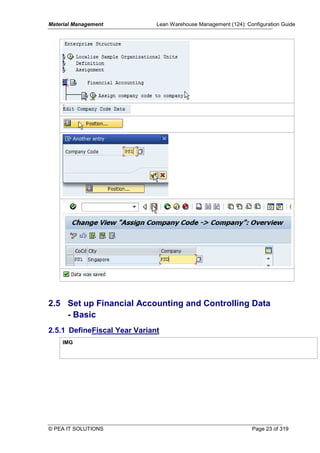 SAP Configuration Guide for Functional Modules (Based on IDES) | PDF