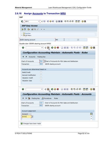 SAP Configuration Guide for Functional Modules (Based on IDES) | PDF