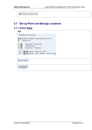 SAP Configuration Guide for Functional Modules (Based on IDES) | PDF