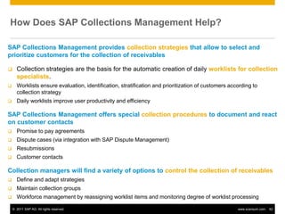 Sap Collection Process Sap credit-and-collection-management | PDF