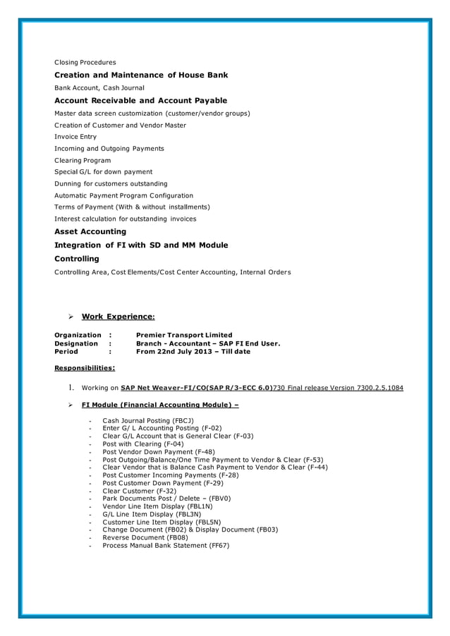 Sap fico resume docx