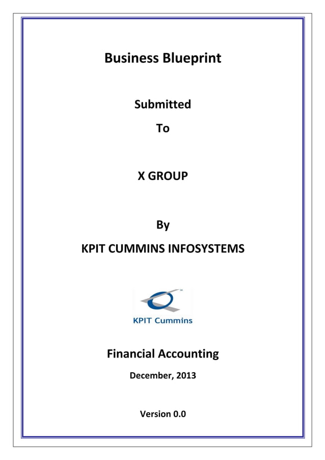 SAP FICO BBP Sample Document PDF NEW! | PDF