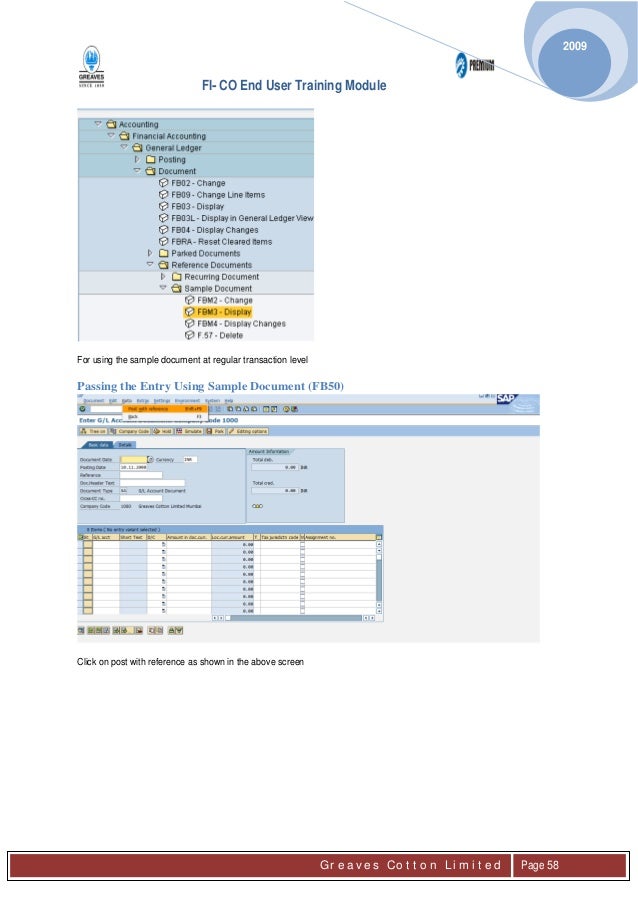 sample f-01 sap document Sap user manual fico end complete