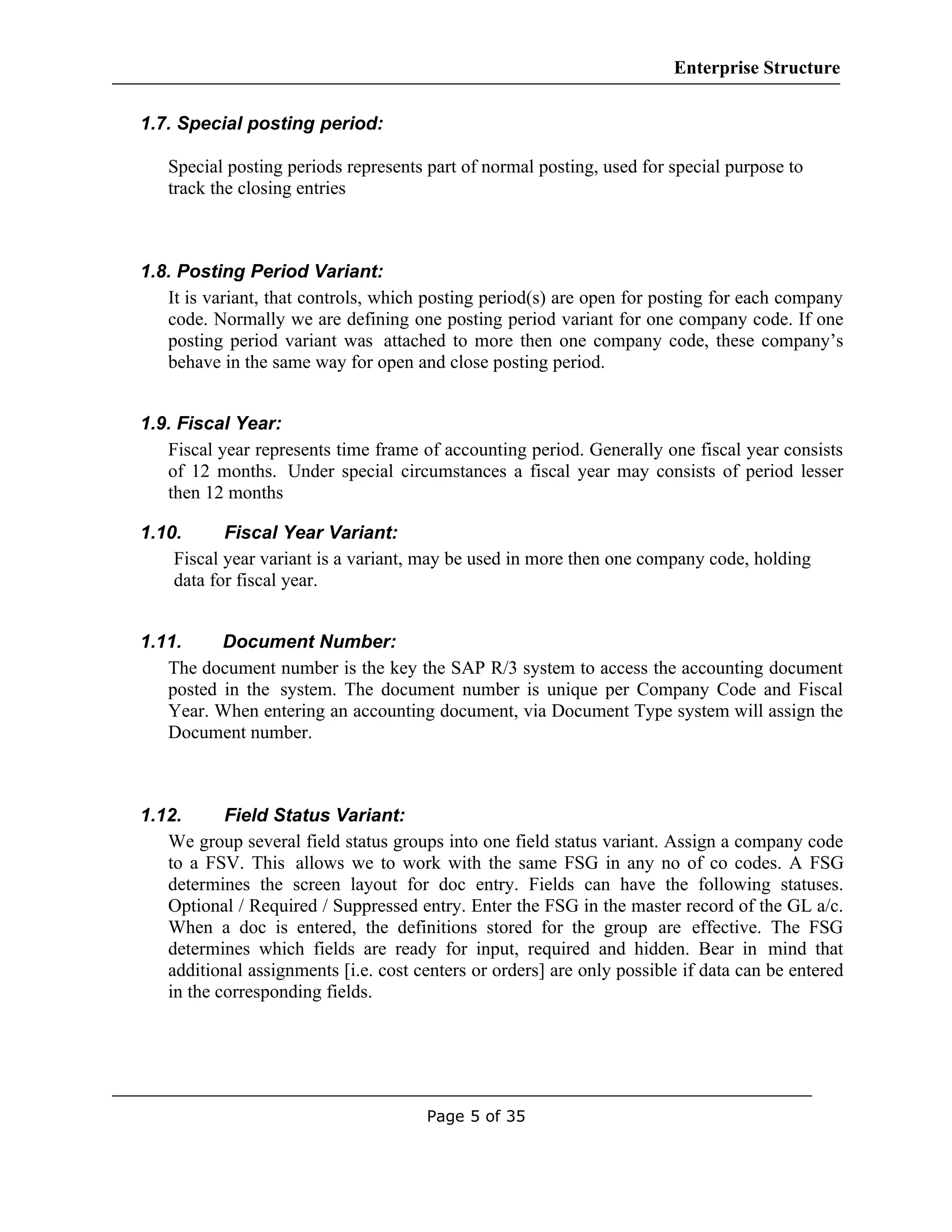 Sap fico-enterprise-structure