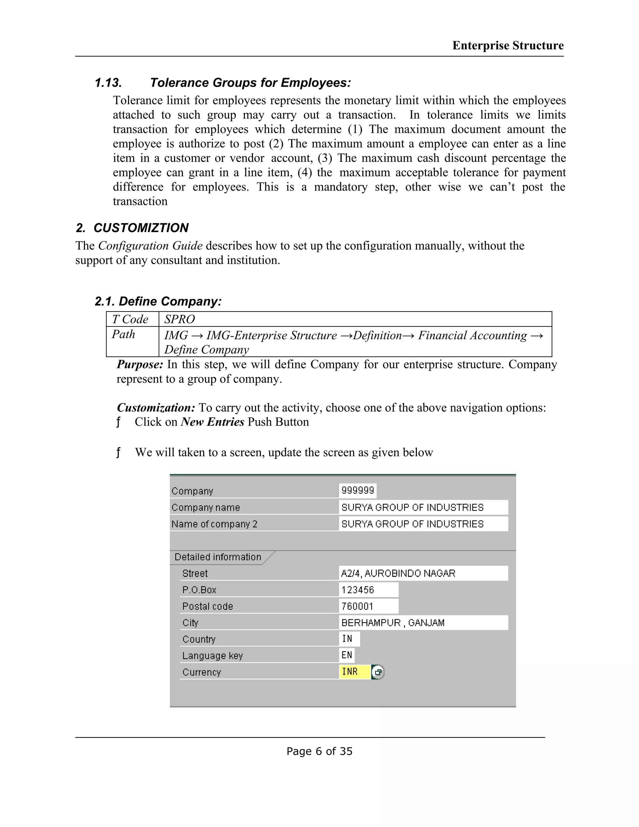 Sap fico-enterprise-structure