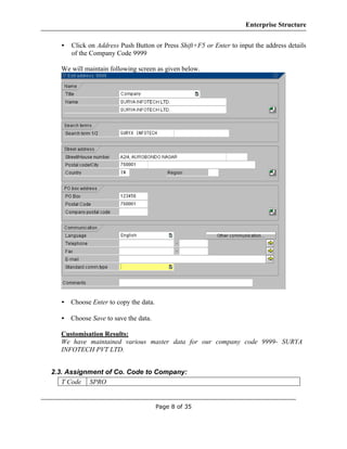 Sap fico-enterprise-structure