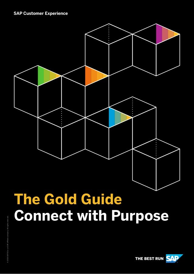 Sap Customer Experience Golden Guide To Connect With Purpose