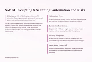Sap Gui Scripting Tutorial Pdf SAP-GUI-Scanning-Streamlining-Document-Capture-and-Automation | PDF