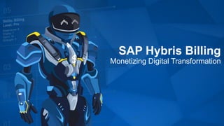 SAP Hybris Billing
Monetizing Digital Transformation
 