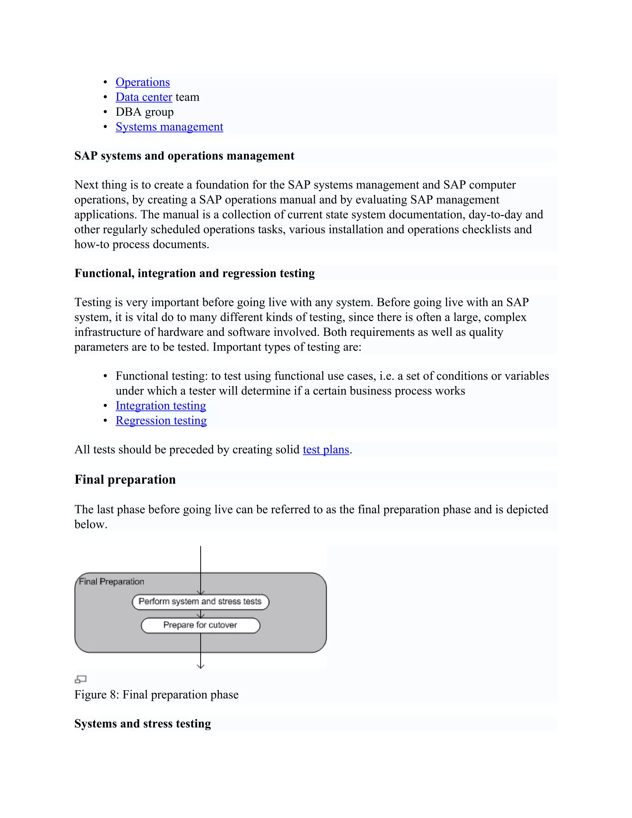 Sap Implementation Life Cycle Complete Process