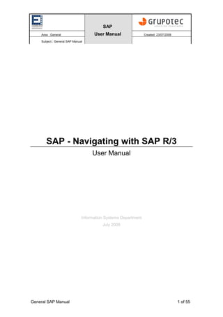 Sap - Initiation Manual | PDF