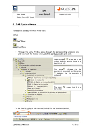 Sap - Initiation Manual | PDF