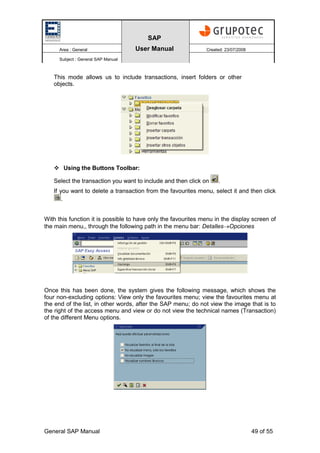 Sap User Guide.pdf Sap - Initiation Manual | PDF