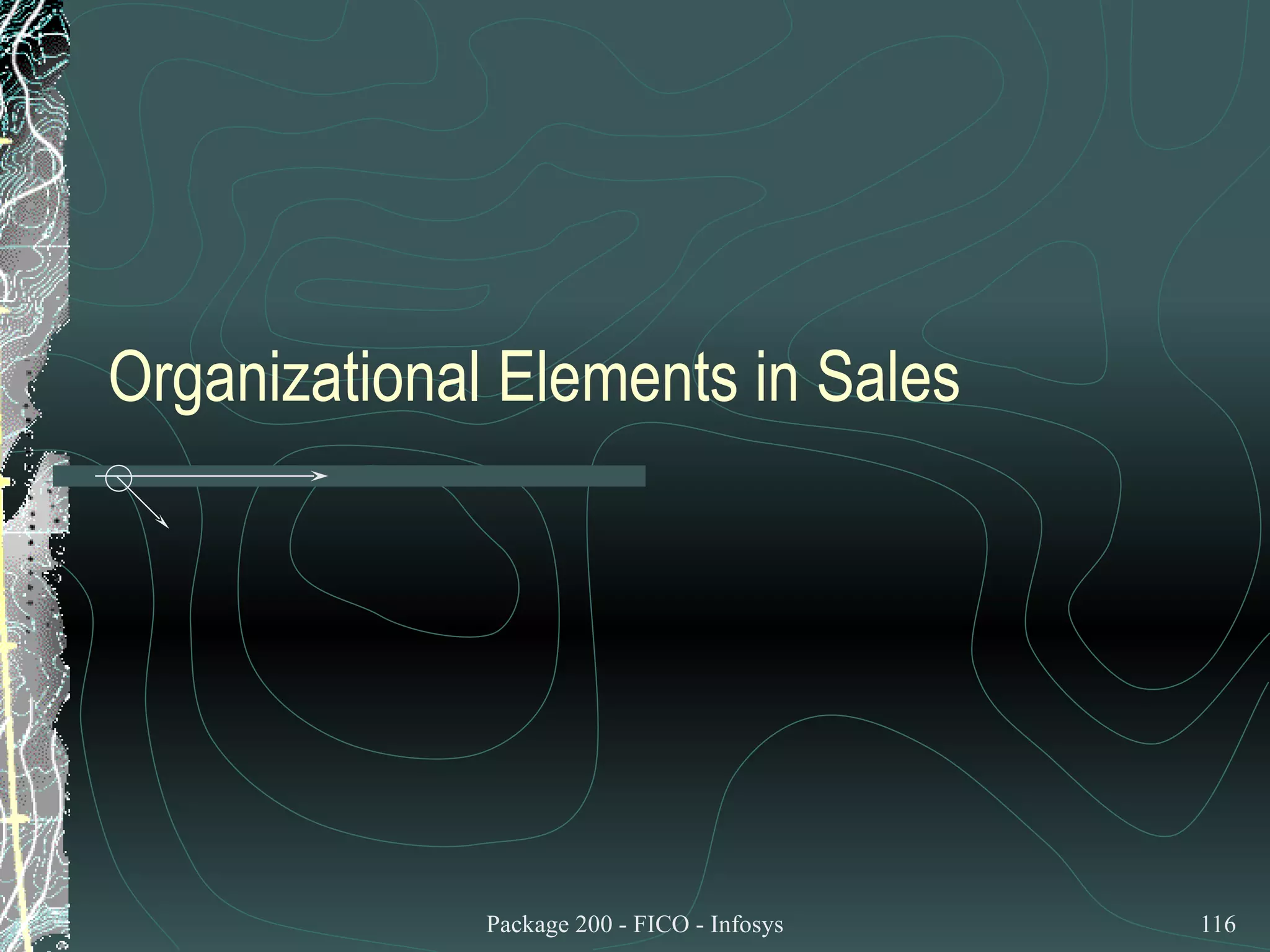 Organizational Elements in Sales 