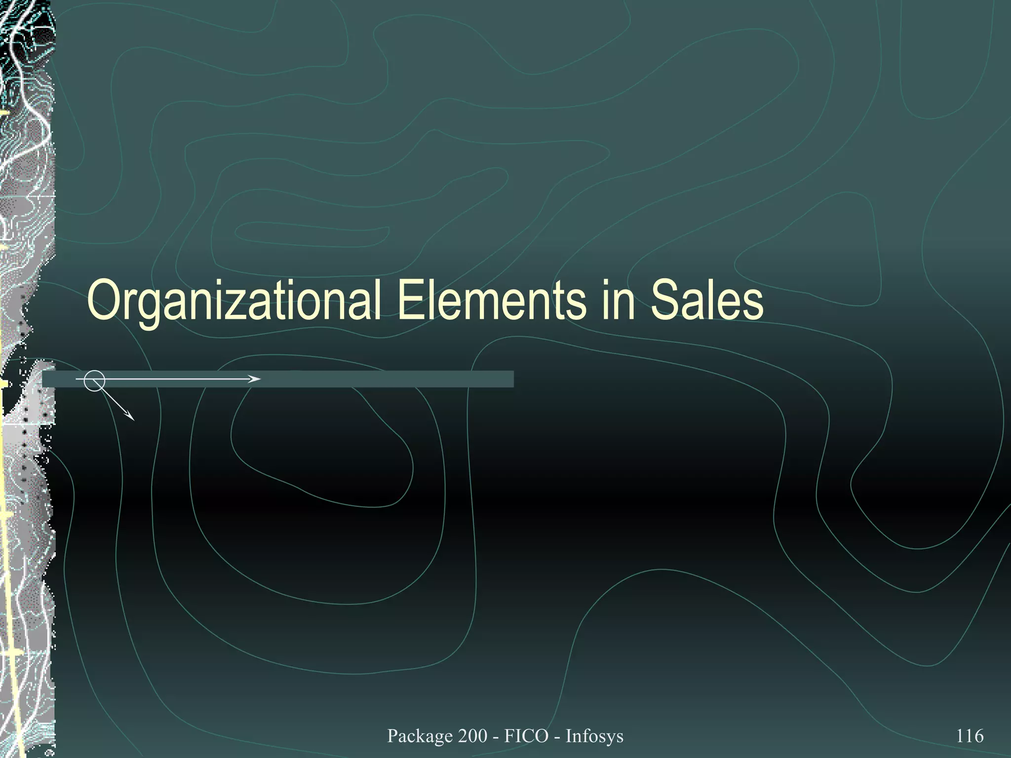 Organizational Elements in Sales 