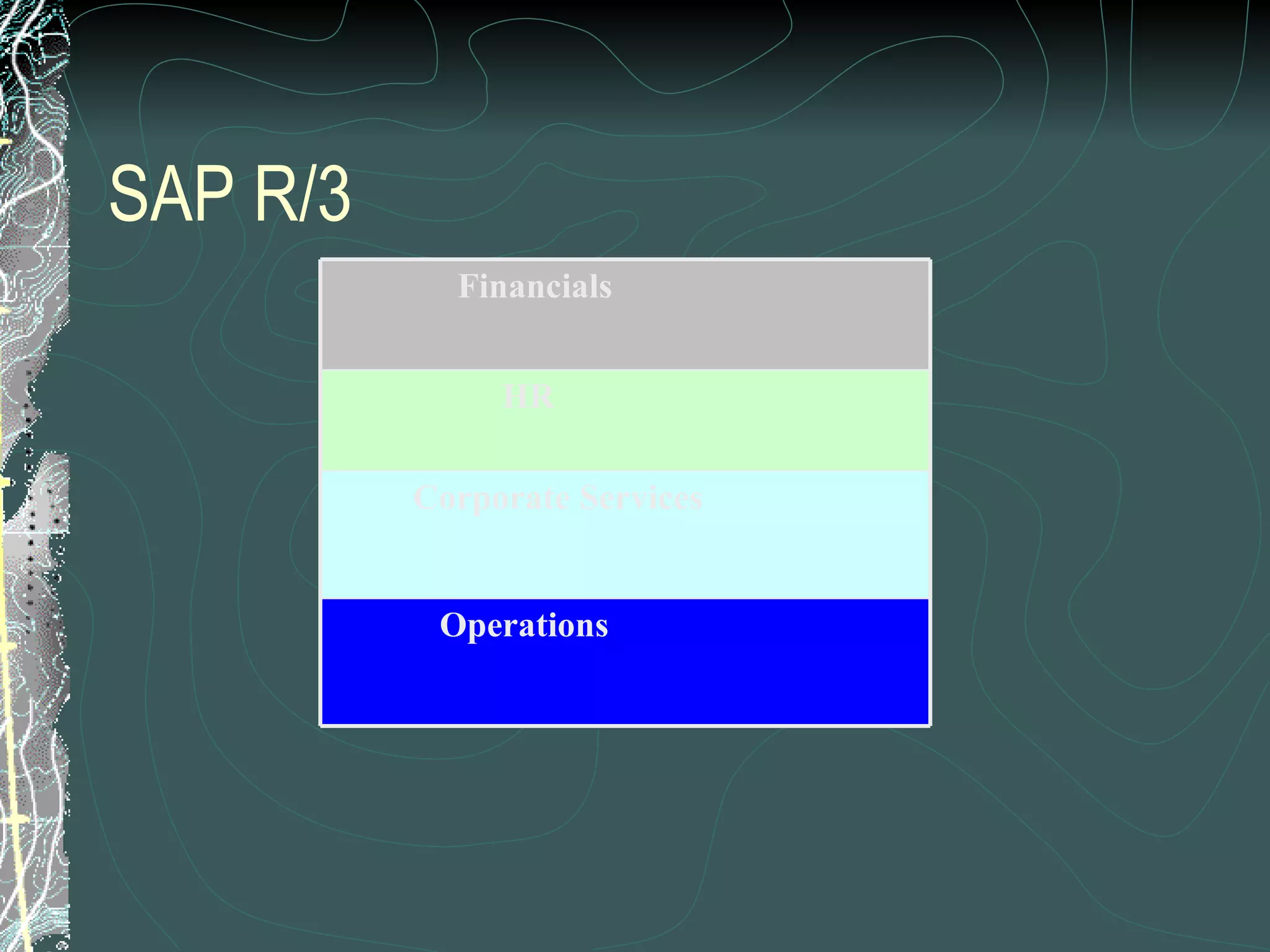 SAP R/3 Operations Corporate Services HR Financials 