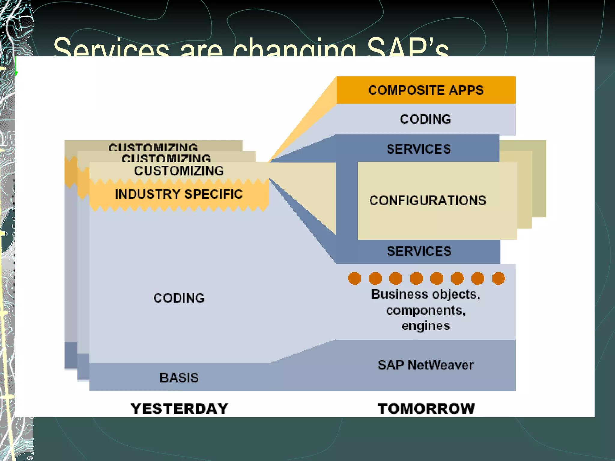 Services are changing SAP’s Product portfolio 