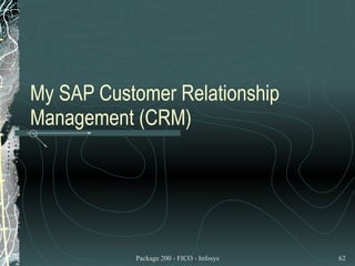 My SAP Customer Relationship Management (CRM) 