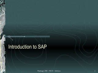 Introduction to SAP 