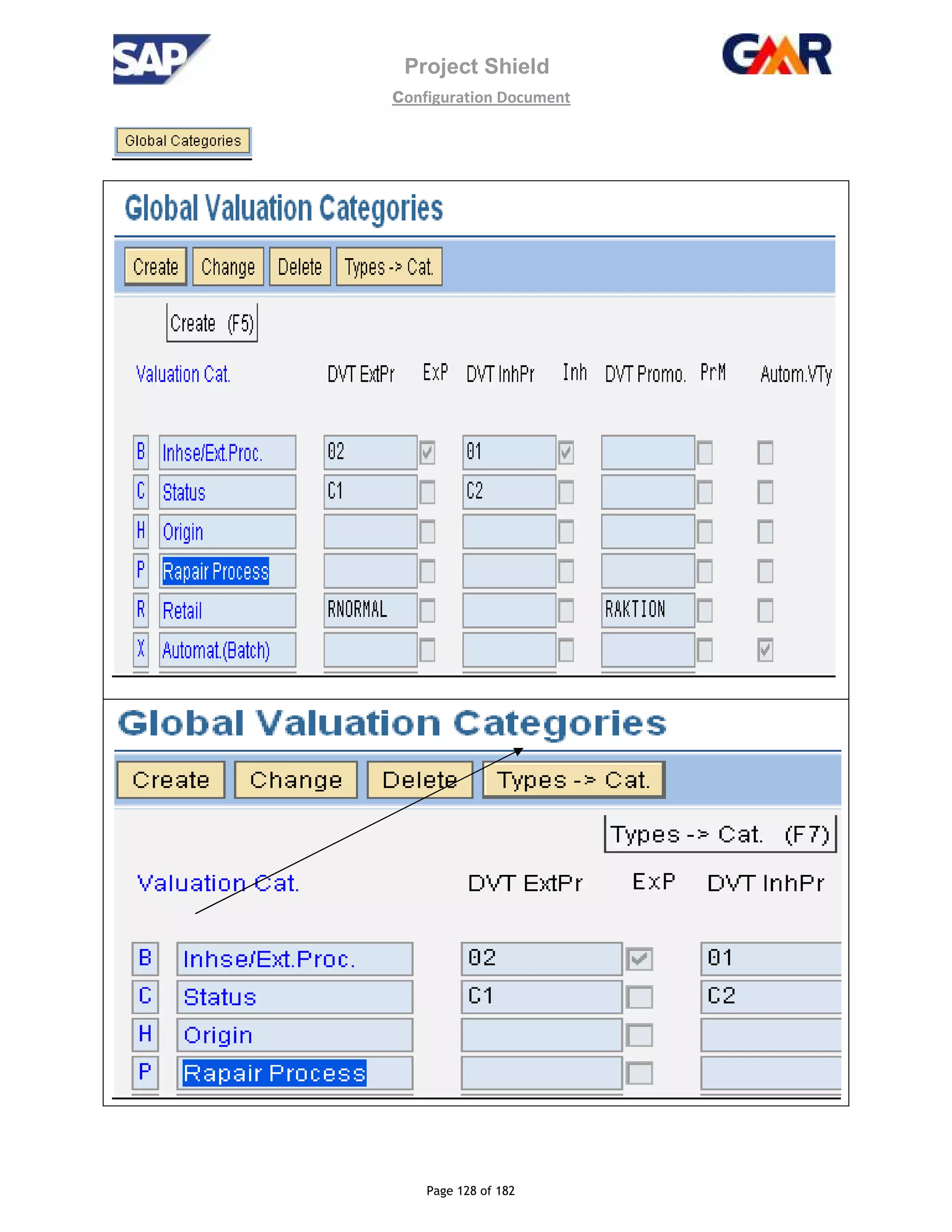 Project Shield
configuration Document
Page 128 of 182
 