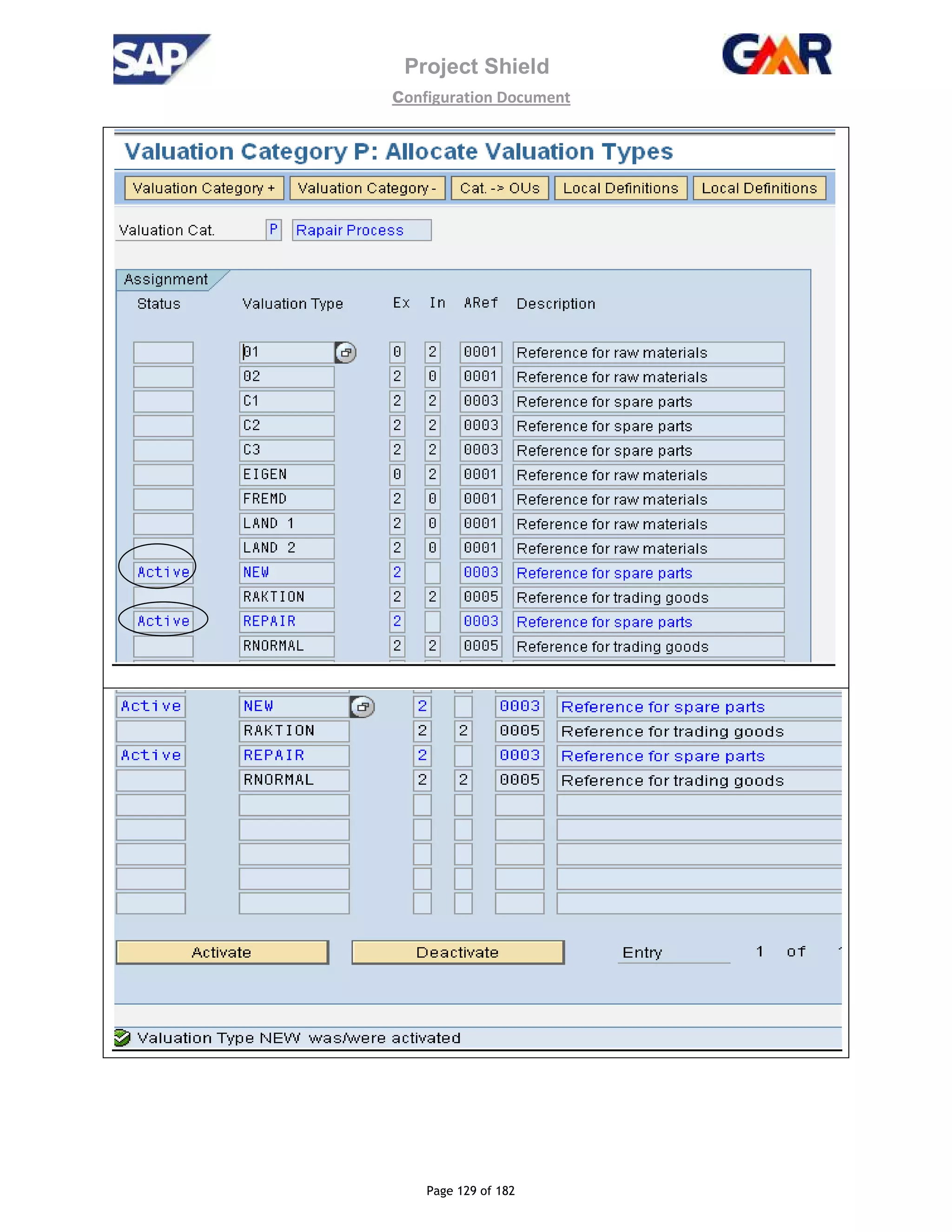 Project Shield
configuration Document
Page 129 of 182
 