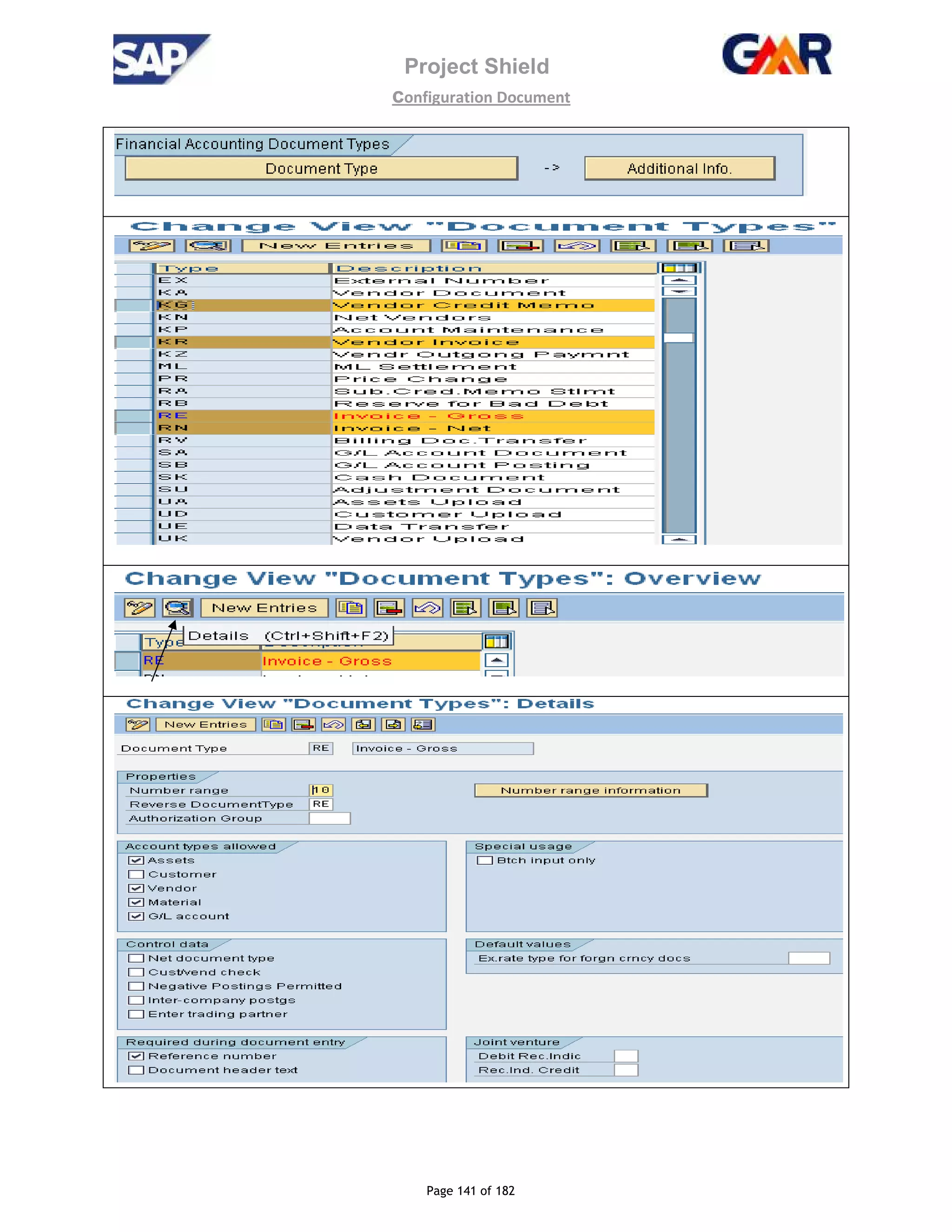 Project Shield
configuration Document
Page 141 of 182
 