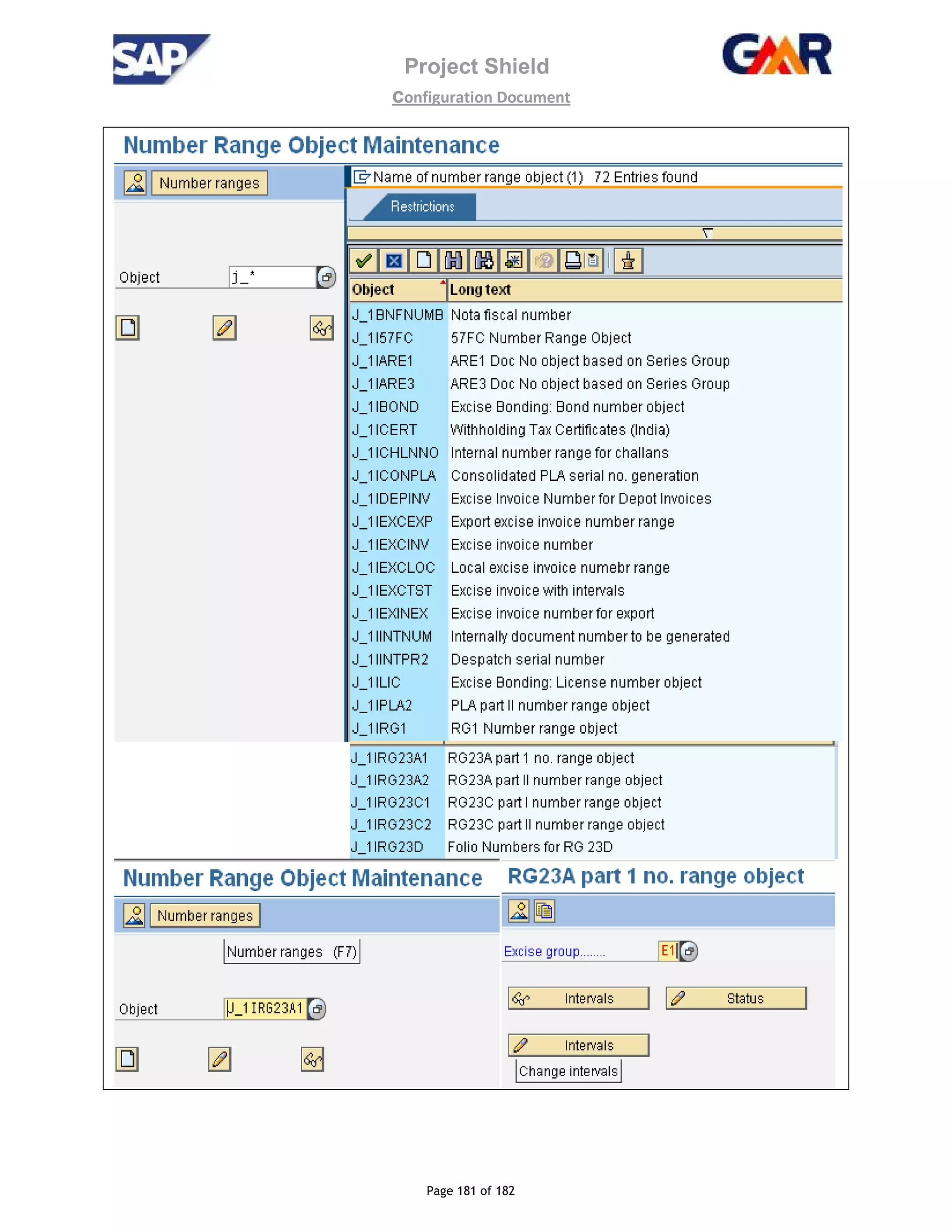Project Shield
configuration Document
Page 181 of 182
 