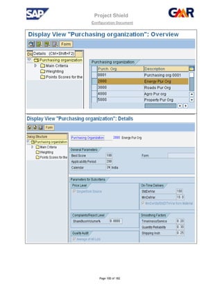 SAP MM Configuration - Real Project Documentation | PDF