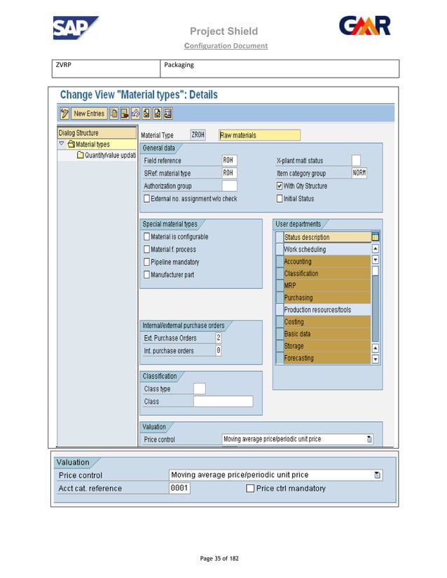 SAP MM Configuration - Real Project Documentation | PDF | Databases ...