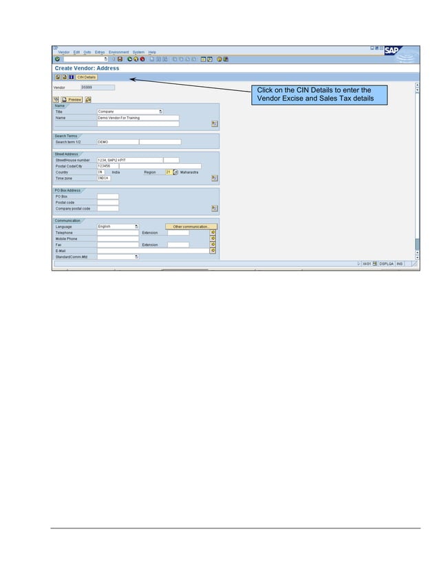 SAP USERS MANUAL visual data 5