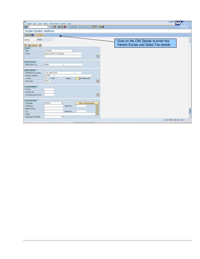 Sap Mm Cin End User Manual Sap Mm Cin End User Manual