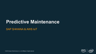 © 2018 Amazon Web Services, Inc. or its Affiliates. All rights reserved.
AWS IoT is a fully managed cloud platform that le...