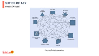 DUTIES OF AEX
What AEX Does?
Point to Point Integration
 
