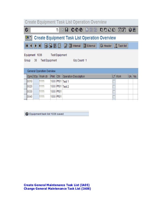 sap pm master data
