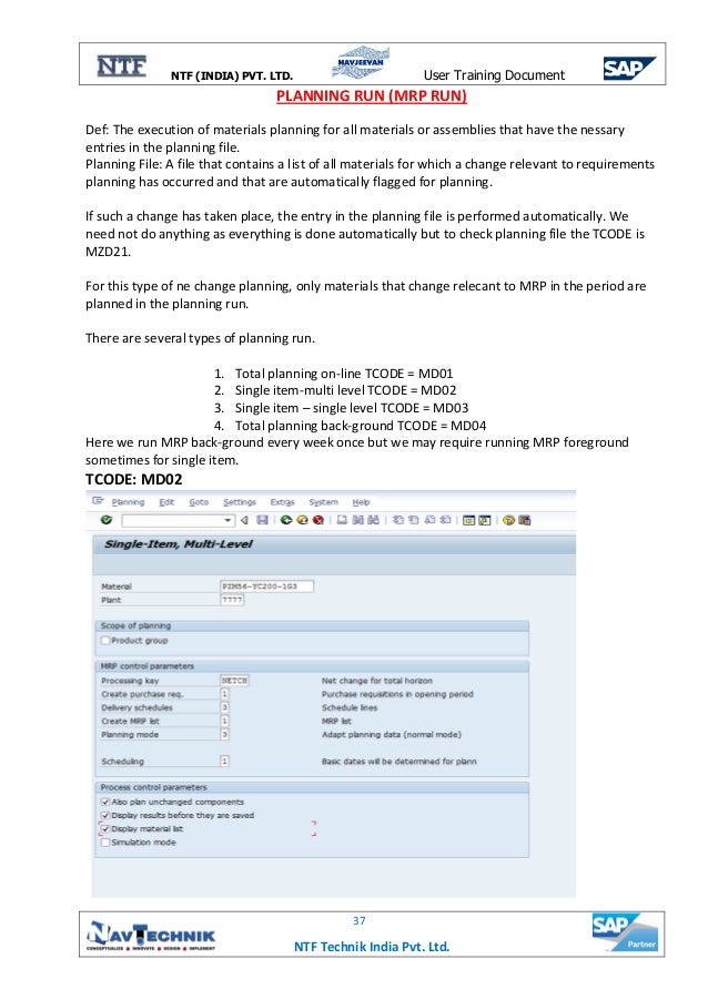 sap mrp guide Sap pp mrp guide for beginners.