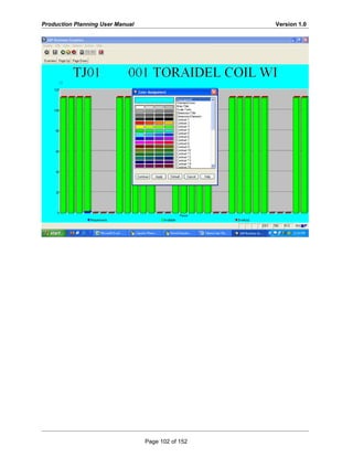 Production Planning User Manual Version 1.0
Page 102 of 152
 