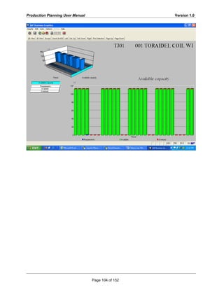 Production Planning User Manual Version 1.0
Page 104 of 152
 