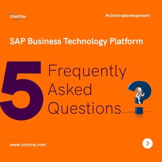 SAP Business Technology Platforms - Cinntra Infotech
