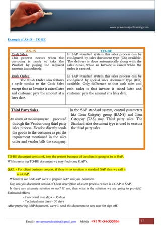 Sap Paper Example Sap sd-study-material-1511 | PDF
